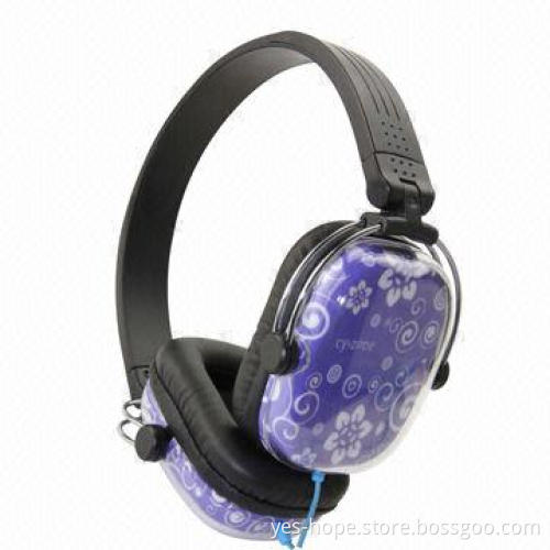Over-head Stereo Headset with Multi-color, 10mW Maximum Input Power